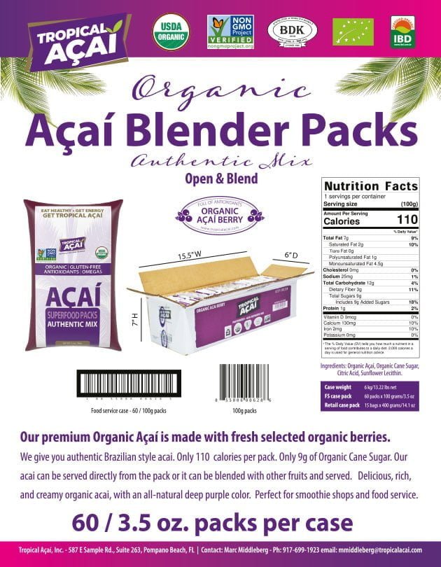 Organic Acai Authentic Mix Pack